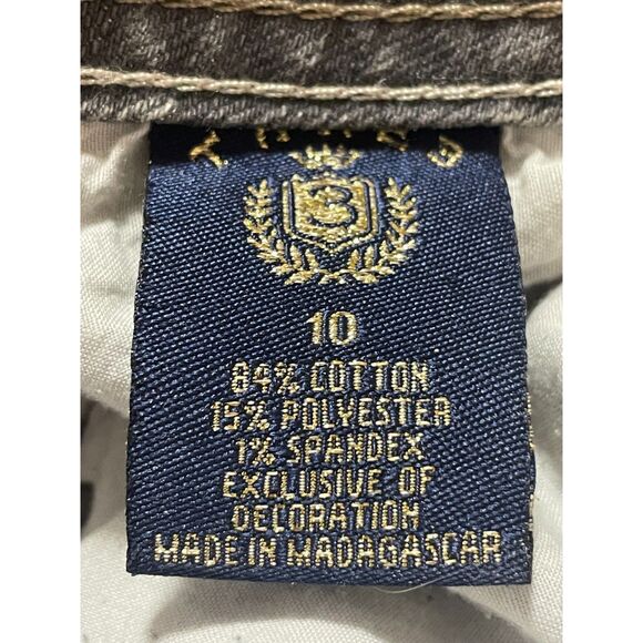 Three 3 Clothing Co Gray Bootcut Stretch Jeans Women’s Size 10 Mid Rise - Picture 6 of 11